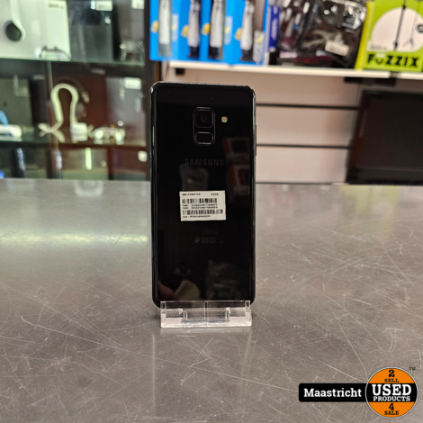 Samsung Galaxy A8 (2018) zwart 32GB, in zeer goede staat