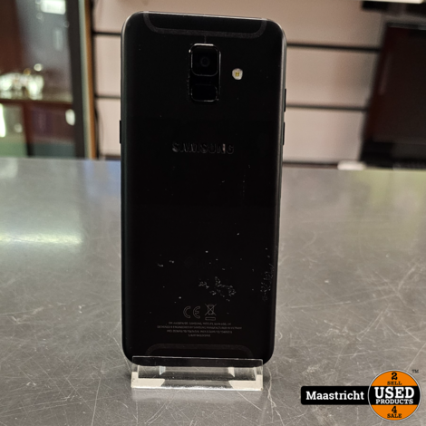 Samsung Galaxy A6 2018 zwart 32GB in nette staat