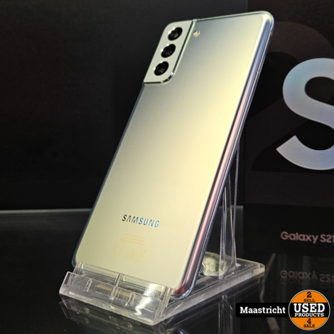 Samsung Galaxy S21+ 128GB Phantom Silver, in topstaat, met hoesje