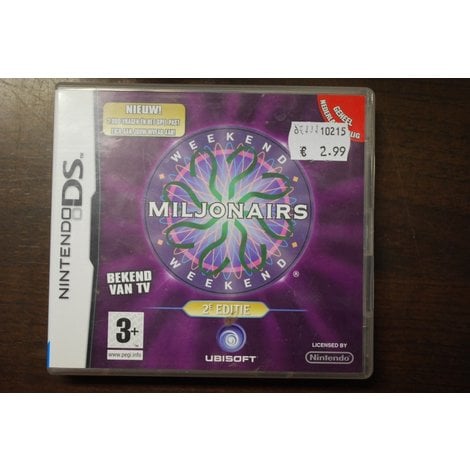 Nintendo DS game Weekend Miljonairs
