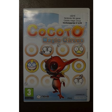 Nintendo Wii game Cocoto magic circus