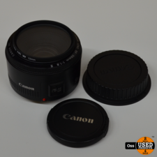 Canon Lens EF 50mm 1:1.8 II - cameralens incl. lensdoppen