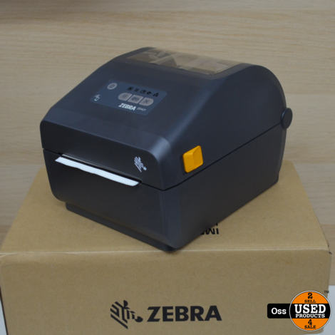 NIEUW IN DOOS: Zebra ZD421 Labelprinter - Compleet in doos incl. adapter, USB-kabel, stroomkabel en korte documentatie - Doos geopend ter controle