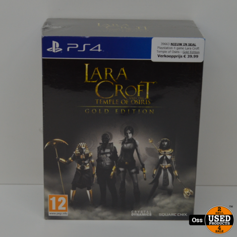 NIEUW IN SEAL: Playstation 4 game Lara Croft and the Temple of Osiris - Gold Edition