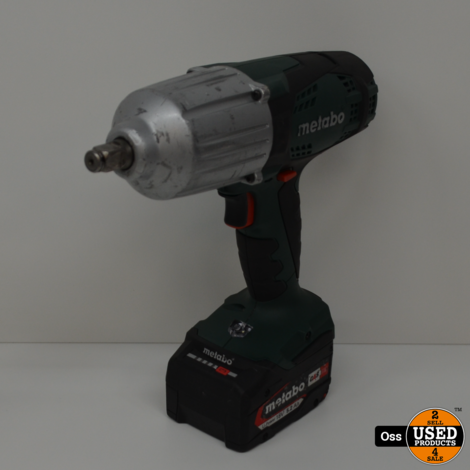 Metabo SSW 18 LTX 600 Accu Slagmoersleutel met 18v 5.2Ah accu - geen lader