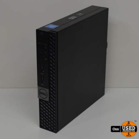 Dell Optiplex 3040M kleine desktop PC incl. adapter - Win10/16GB/250GB-SSD/CeleronG3900T