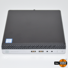 HP ProDesk 400 G3 Desktop Mini PC incl. adapter - Win10/8GB/256GB-SSD/Corei5-7500T - Geen Wi-Fi/BT