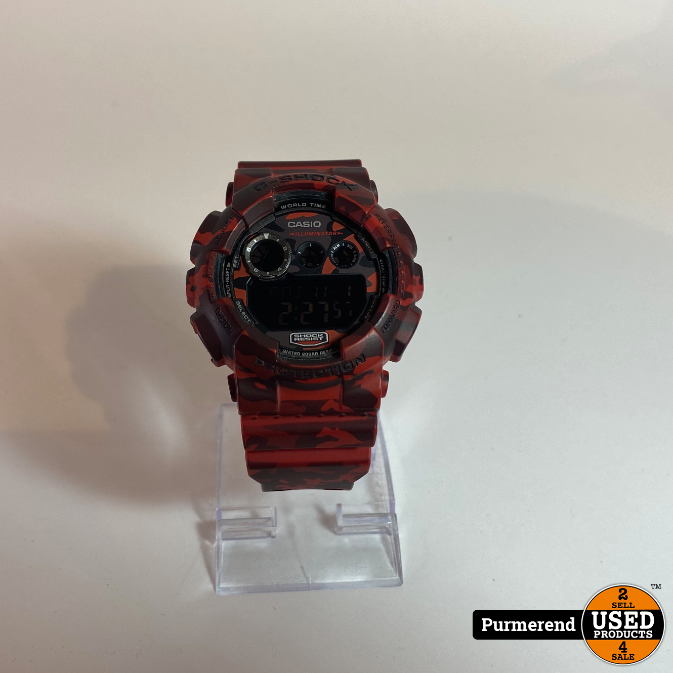 Regeren ontrouw Impressionisme G-Shock GD-120CM Leger Rood | Nette Staat - Used Products Purmerend