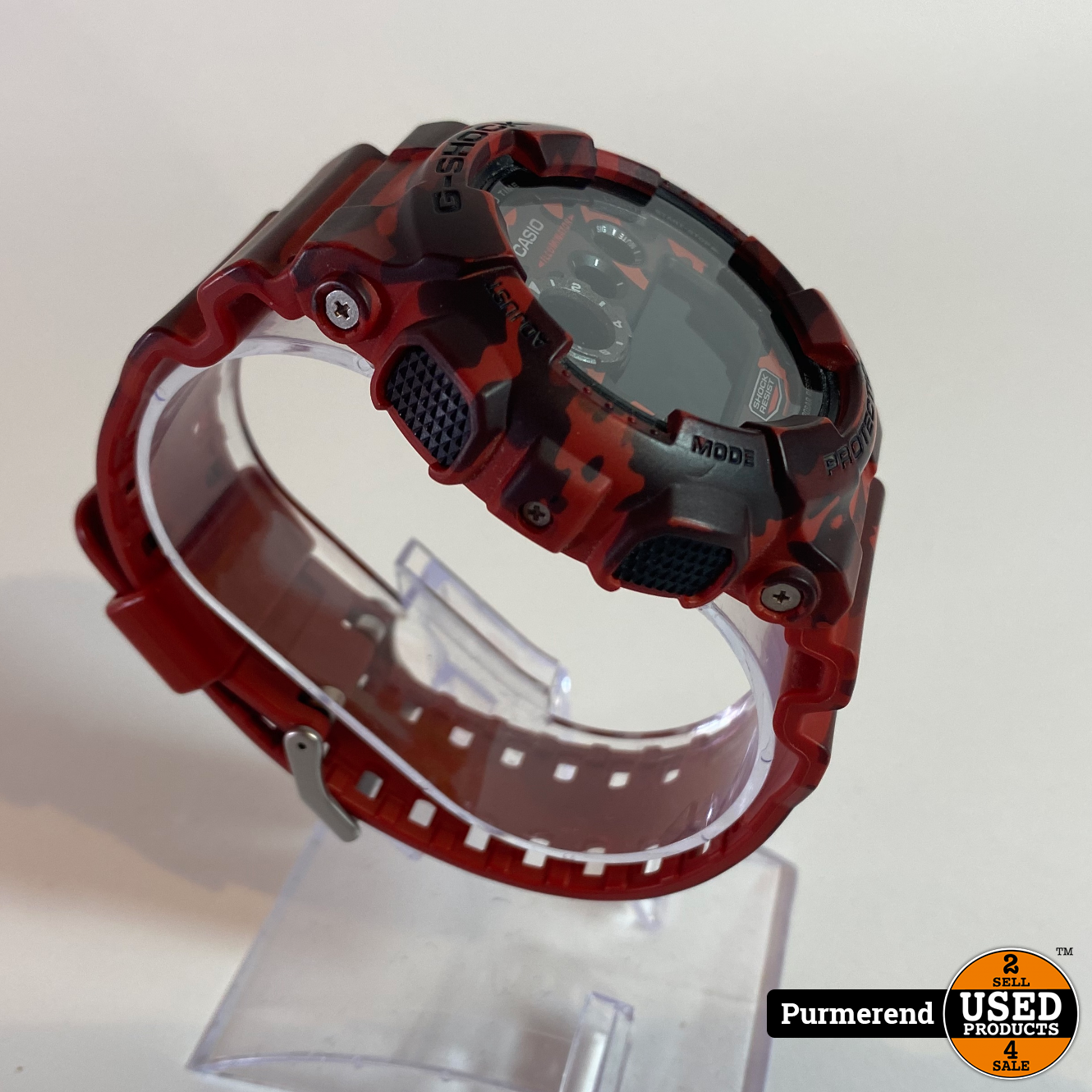 Regeren ontrouw Impressionisme G-Shock GD-120CM Leger Rood | Nette Staat - Used Products Purmerend