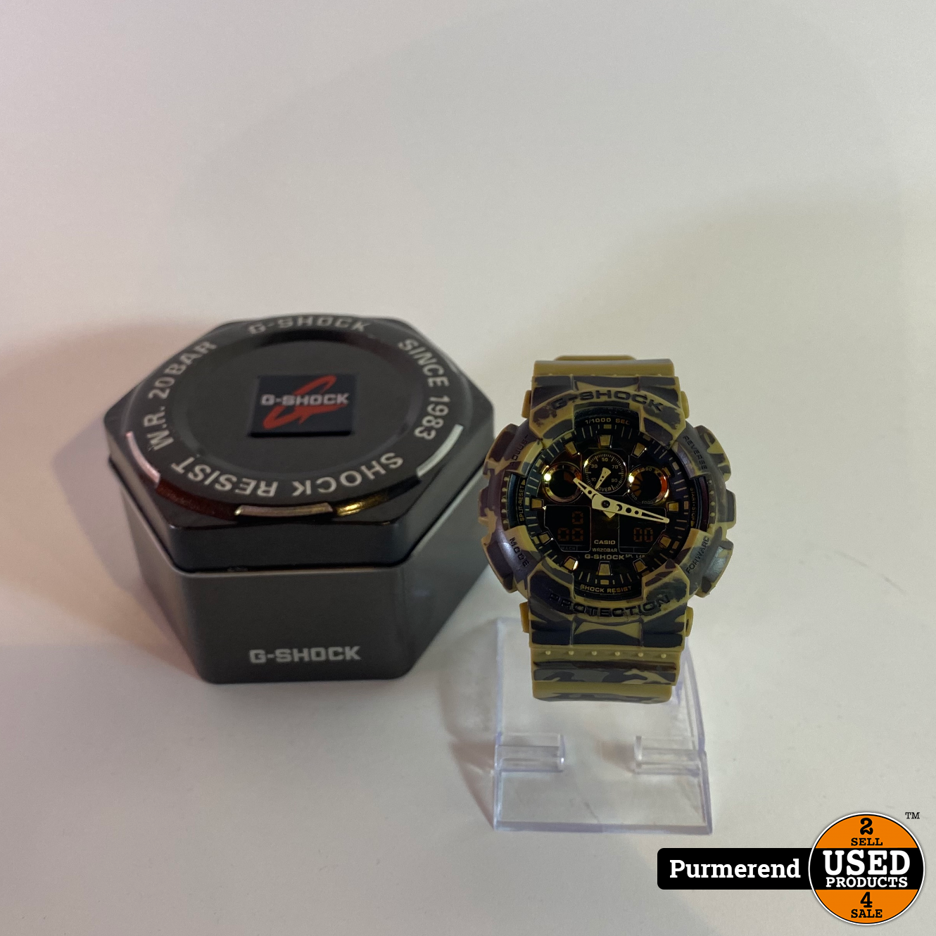 G-Shock GA-100 Leger Groen | Staat - Used Products Purmerend