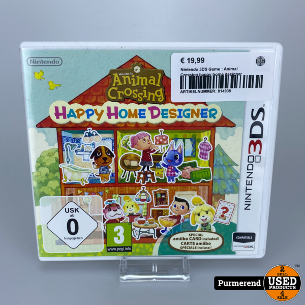 Nintendo 3DS Game : Animal Crossing happy home - Used Products Purmerend
