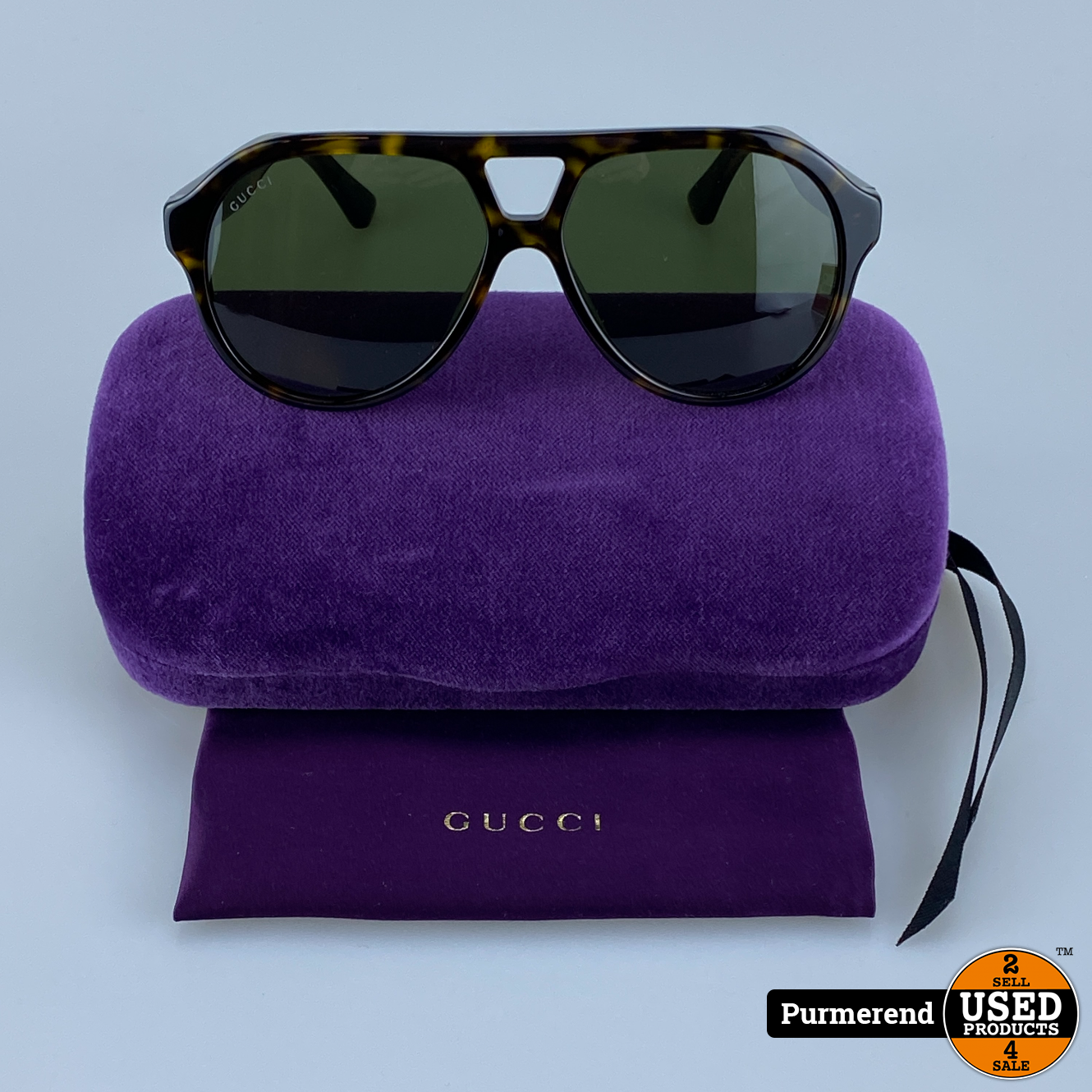 zwart Bezit Succesvol Gucci GG0159S Dames Zonnebril | Nette Staat - Used Products Purmerend