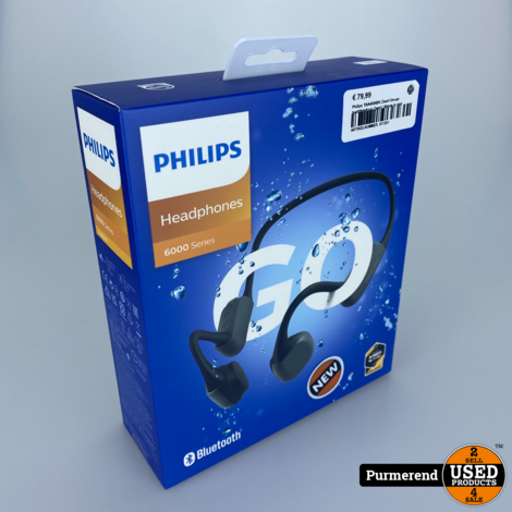 Philips TAA6606BK Zwart On-ear hoofdtelefoon Zwart | Nieuw in seal