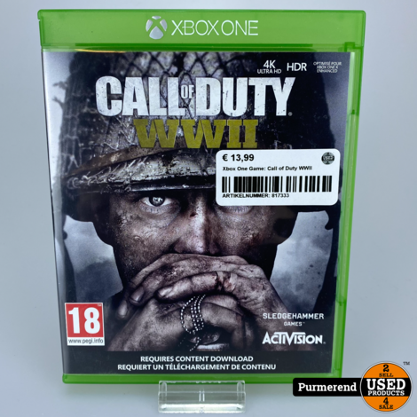 Xbox One Game: Call of Duty WWII
