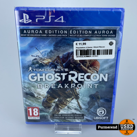 Playstation 4 Game: Ghost Recon Breakpoint | Nieuw