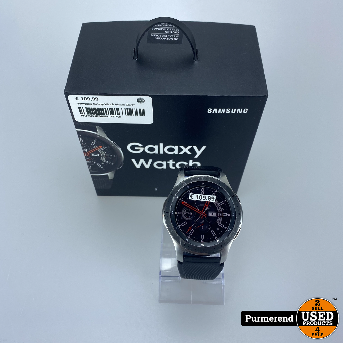 Samsung Galaxy Watch 46mm Zilver - Used Products Purmerend