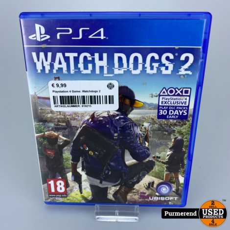 Playstation 4 Game: Watchdogs 2