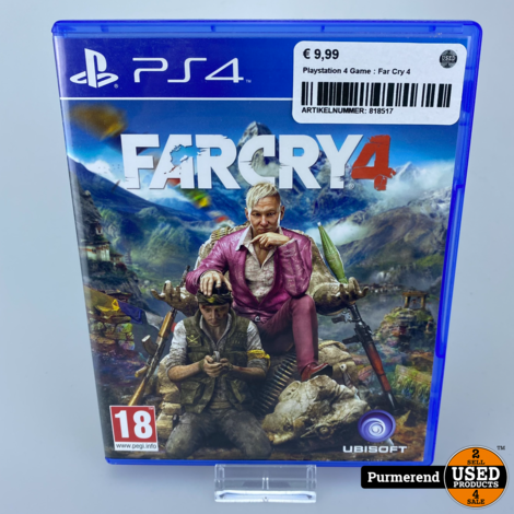 Playstation 4 Game : Far Cry 4