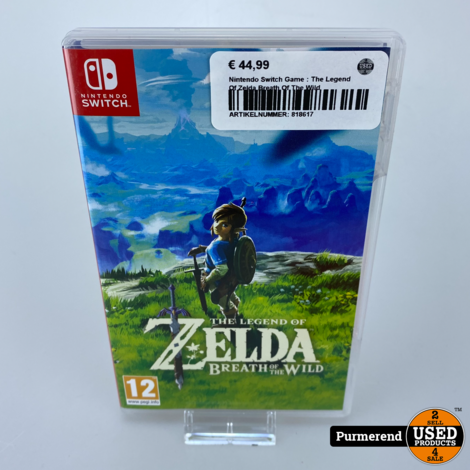 Nintendo Switch Game : The Legend Of Zelda Breath Of The Wild