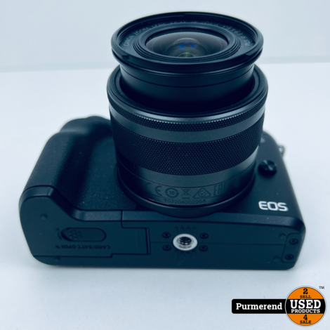 Canon EOS M50 Met 15-45mm Lens Zwart | Nette staat