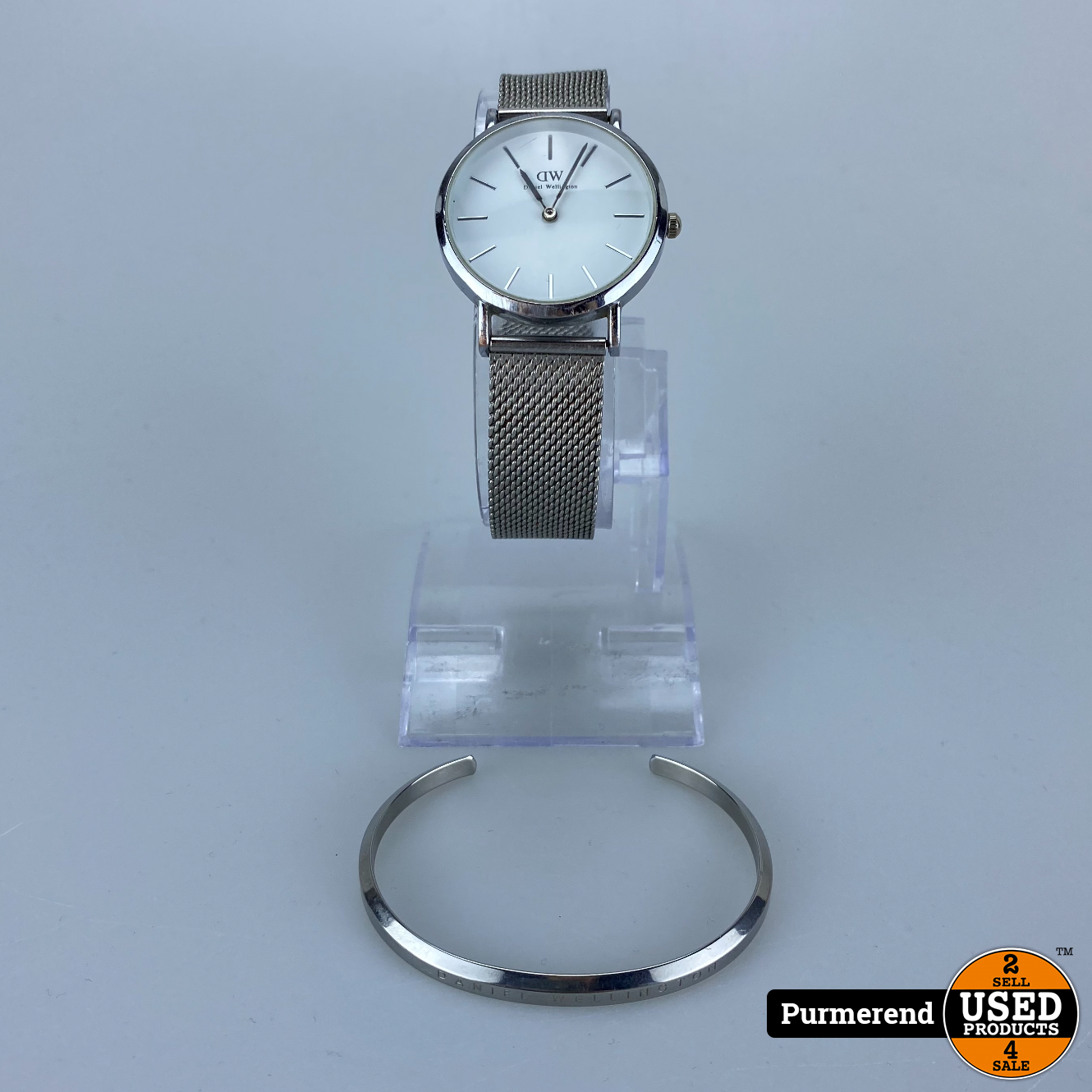 breng de actie Ouderling buste Daniel Wellington Horloge Zilver + Armband - Used Products Purmerend