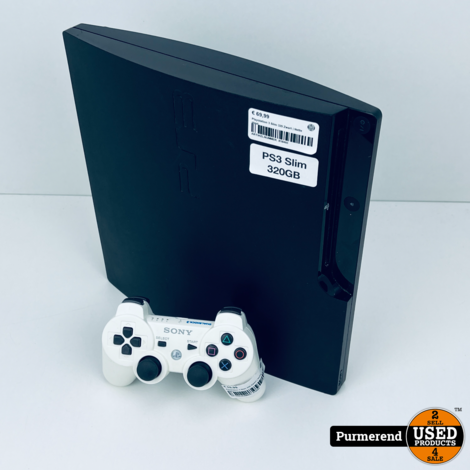 Playstation 3 Slim 320GB Zwart | Nette staat