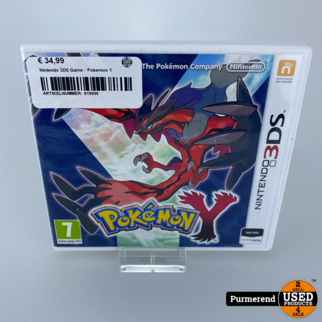 Nintendo 3DS Game : Pokemon Y