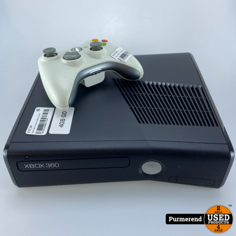 Xbox 360 s Console 4GB GO Zwart