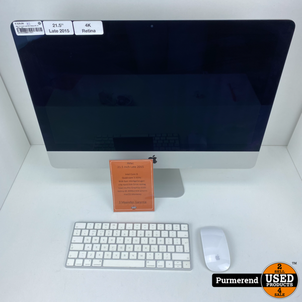 iMac Retina 4K 21.5-inch,Late 2015
