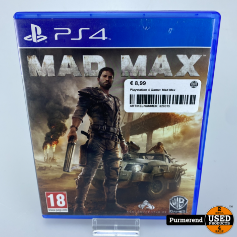 Playstation 4 Game: Mad Max