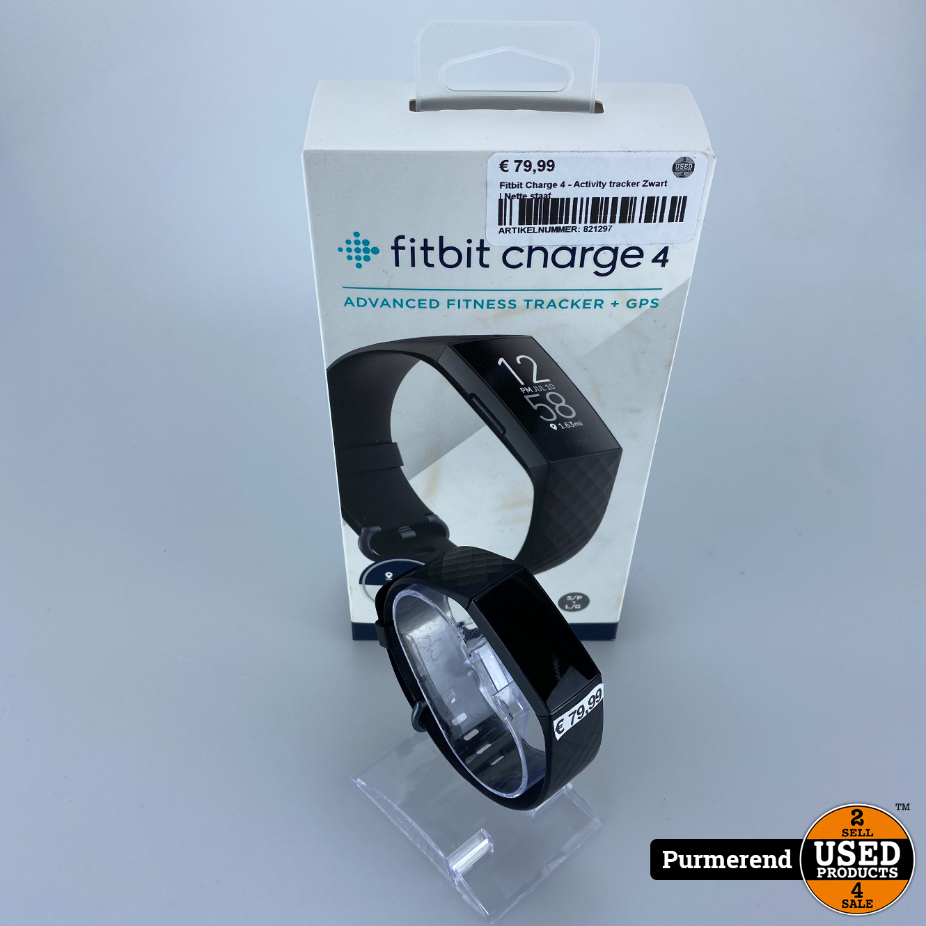 Intimidatie Algemeen Walging Fitbit Charge 4 - Activity tracker Zwart | Nette staat - Used Products  Purmerend