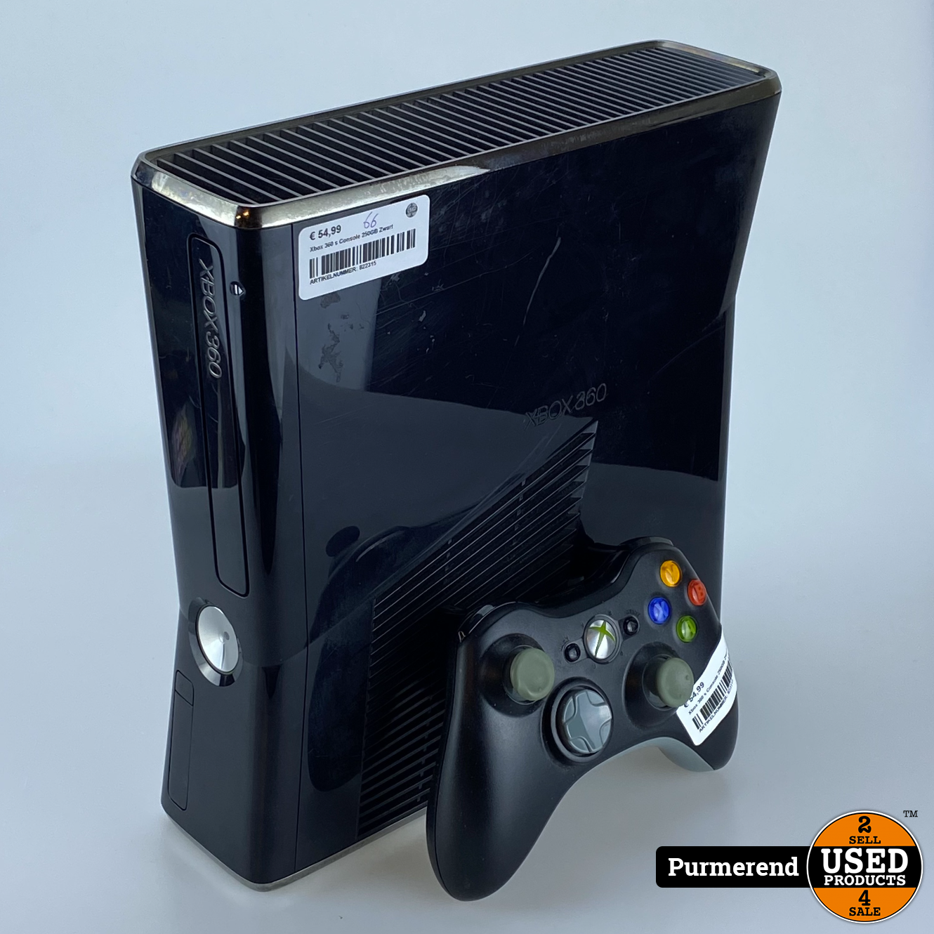 banner Tanzania Profetie Xbox 360 s Console 250GB Zwart - Used Products Purmerend