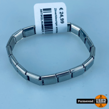 Zilverkleurige armband