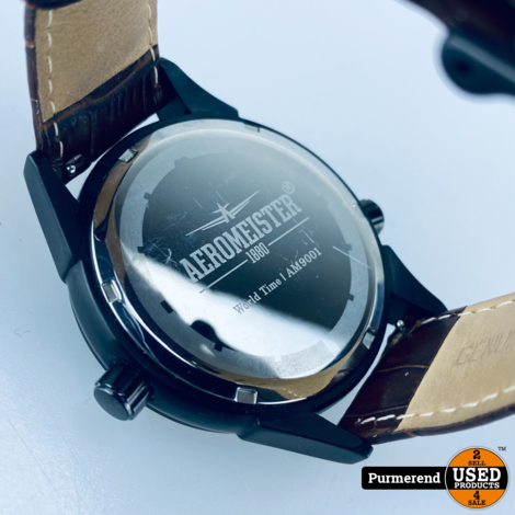AEROMEISTER 1880 AM9001 Worldtimer horloge