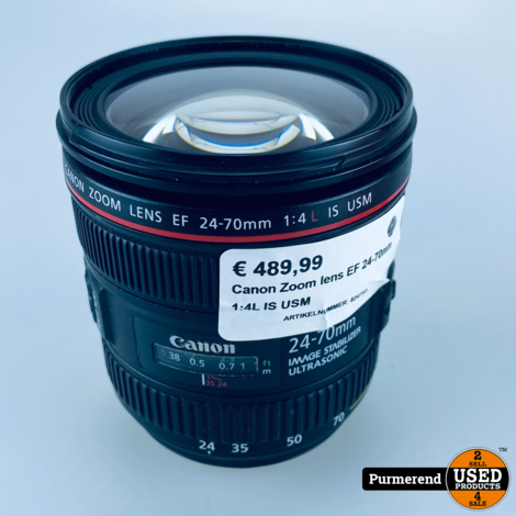 Canon Zoom lens EF 24-70mm 1:4L IS USM