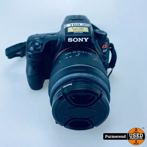 Sony Alpha SLT-A37 + 18-55mm Systeemcamera