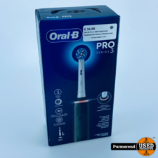 Oral-B Pro 3 3000 Elektrische Tandenborstel Zwart | Nieuw in seal