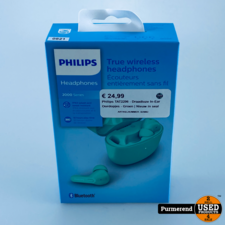 Philips TAT2206 - Draadloze In-Ear Oordopjes - Groen | Nieuw in seal