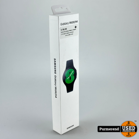 Samsung Galaxy Watch 4 40mm LTE Zwart | Nieuw uit doos