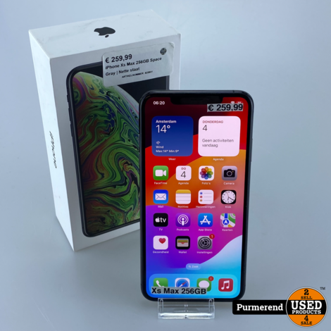 iPhone Xs Max 256GB Space Gray | Nette staat