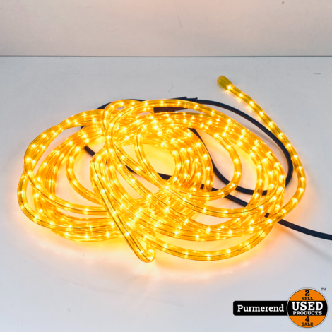 Eurolite lichtsnoer buiten LED 9 meter – Geel – Lichtslang buiten
