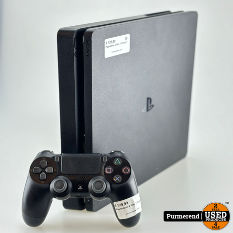 Playstation 4 Slim 1TB Zwart | Zie omschrijving