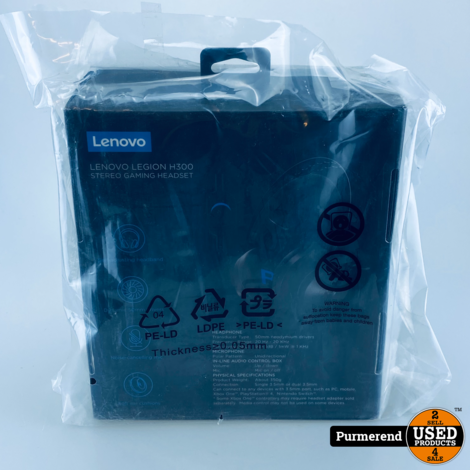 Lenovo Legion H300 Zwart Bedrade Gaming Headset | Nieuw