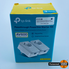 TP-Link TL-PA4010P KIT-AV500 Powerline adapter met geïntegreerd stopcontact startset