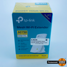 TP-Link AC750 WiFi Range Extender RE220 | Nieuw in seal