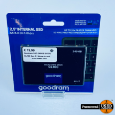 Goodram SSD 240GB SATA3 CL100 Gen 3 | Nieuw in seal