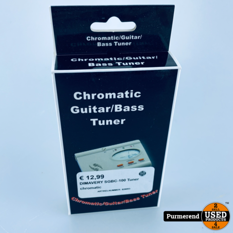 DIMAVERY SGBC-100 Tuner chromatic