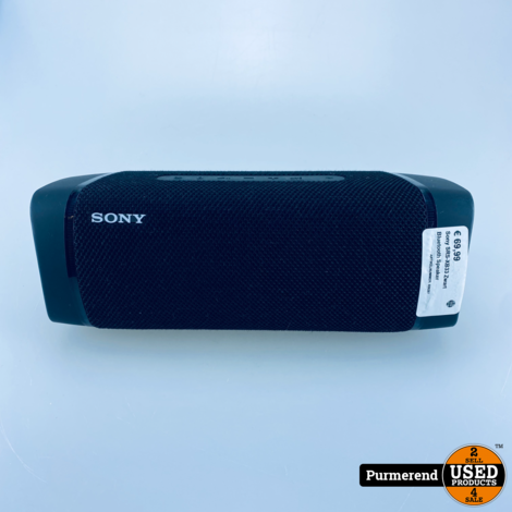 Sony SRS-XB33 Zwart Bluetooth Speaker