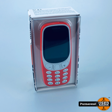 Nokia 3310 TA-1030 Dual Sim Rood | Nieuw