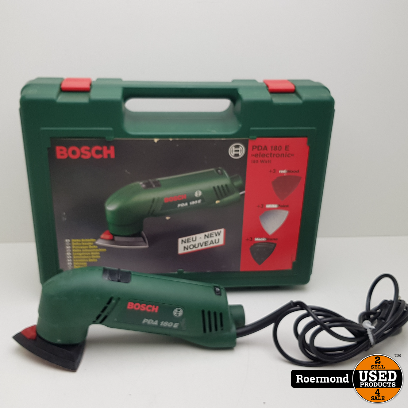 Kers Verwijdering cap Bosch PDA 180 E Schuurmachine I Zgan - Used Products Roermond